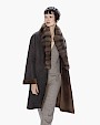  :? Reversible shearling coat with sable collar