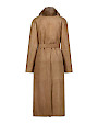  :? Reversible shearling coat with sable