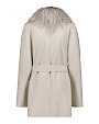  :? Reversible short shearling coat with tibet lamb