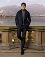  :? Cashmere jacket with swakara lamb and sculpted mink