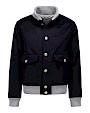  :? Bomber in misto cashmere con visone scolpito